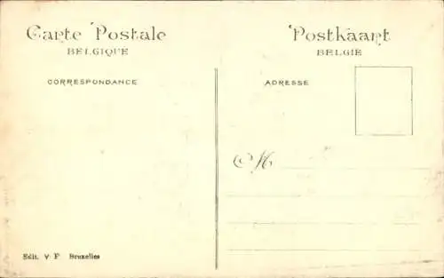 Ak Brüssel Brüssel, Weltausstellung 1910, Französische Kolonien, Pavillon