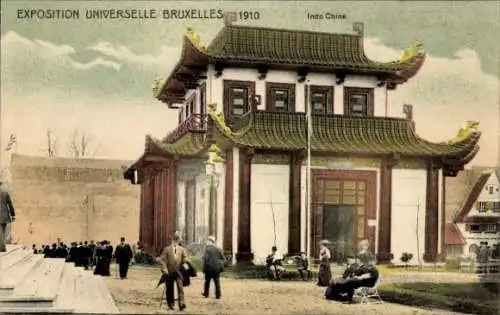 Ak Brüssel Brüssel, Weltausstellung 1910, Indochina