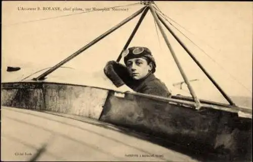 Ak Aviation, Aviator Rolane, Eindecker Nieuport