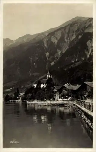 Ak Brienz Kanton Bern, Teilansicht, Kirche