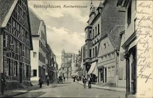 Ak Recklinghausen im Ruhrgebiet, Kunibertistraße