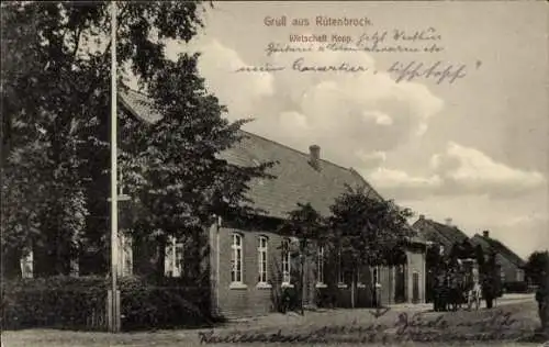 Ak Rütenbrock Haren im Emsland, Wirtschaft Koop