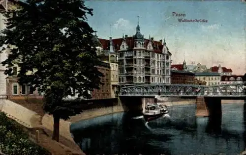 Ak Poznań Posen, Wallischeibrücke