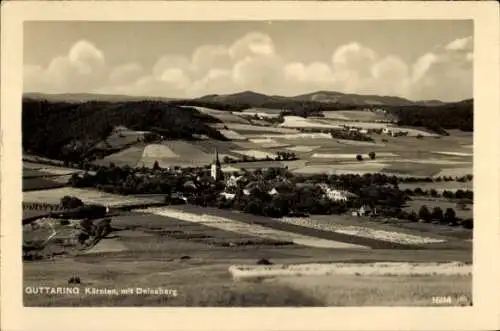 Foto Ak Guttaring Kärnten, Panorama mit Deisnberg