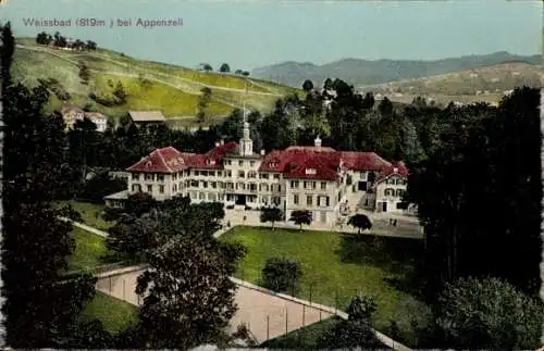 Ak Weissenbad Appenzell Innerrhoden, Hotel und Kurhaus