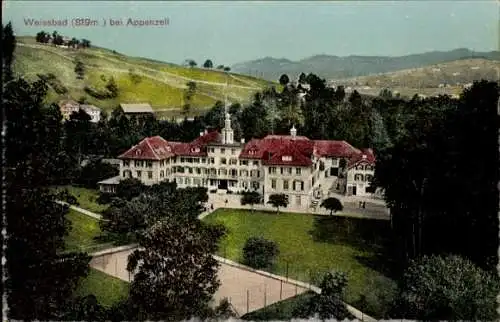 Ak Weissenbad Appenzell Innerrhoden, Hotel und Kurhaus