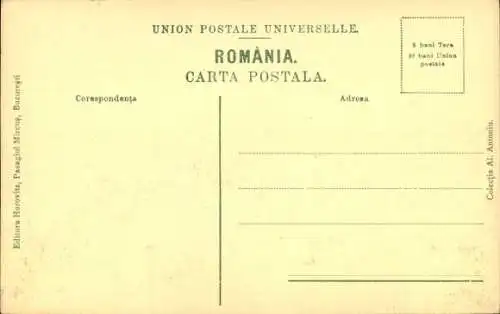 Ak București Bukarest Rumänien, Piata Teatrului, Ansammlung von Menschen