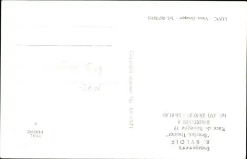 Ak Sängerin Marva, Portrait, Autogramm