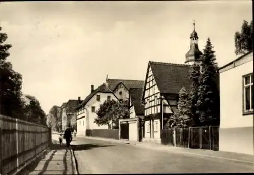 Ak Neukirchen an der Pleiße, Straßenpartie