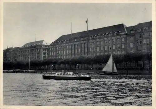 Ak Hamburg Mitte Altstadt, Modellbauschule des Marineingenieurs a. D. Bartsch, Modellschiff Hamburg