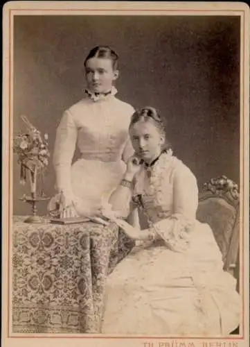 Kabinett Foto Prinzessinnen Luise Margarethe und Marie, Portrait