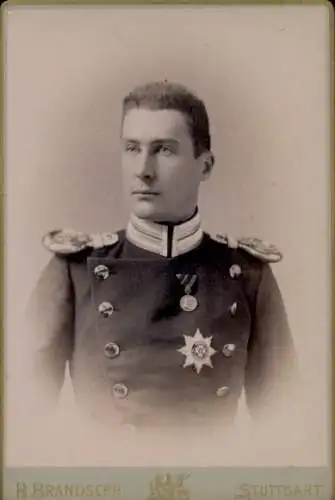 Kabinett Foto Herzog Albrecht von Württemberg, Portrait