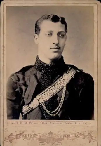 Kabinett Foto Albert Victor, Duke of Clarence and Avondale, Portrait