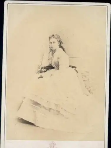 Kabinett Foto Prinzessin Louise von Großbritannien, Portrait