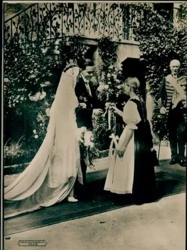 Foto Sigmaringen, Hochzeit König Manuel von Portugal mit Auguste Viktoria von Hohenzollern