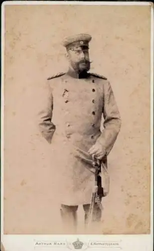 Kabinett Foto König Ferdinand I. von Bulgarien