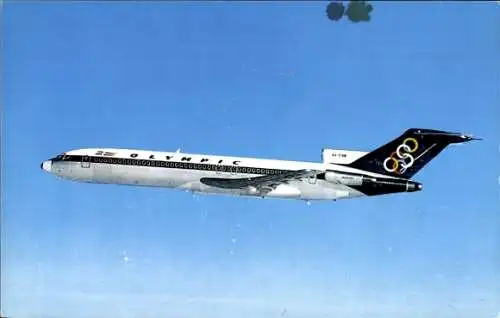 Ak Griechisches Passagierflugzeug, Olympic Airways, Boeing 727 200