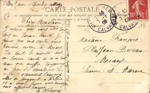 Ak Villers sur Mer Calvados, Plage