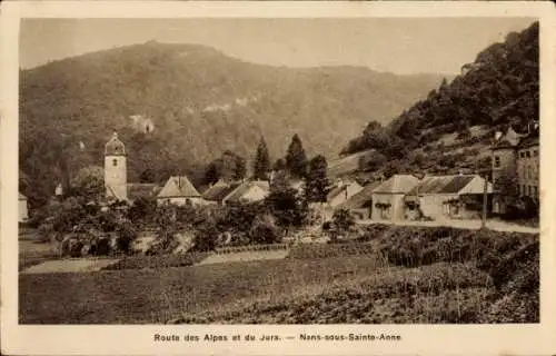 Ak Nans sous Sainte Anne Doubs, Panorama