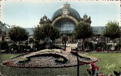 Ak Saint Brieuc Côtes d'Armor, Square, Gare