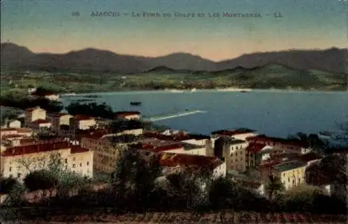 Ak Ajaccio Corse du Sud, le Fond du Golfe et les Montagnes