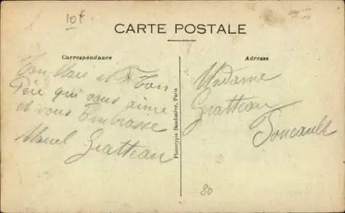 Ak Hangest Somme, l'Eglise