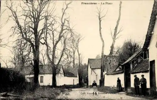 Ak Francieres Somme, La Place