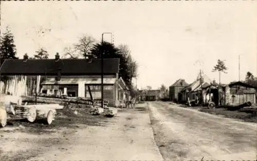 Ak Lignières Châtelain Somme, Route de Rouen