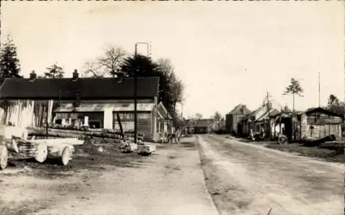 Ak Lignières Châtelain Somme, Route de Rouen