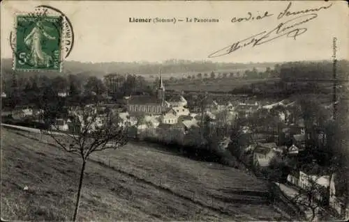 Ak Liomer Somme, Panorama