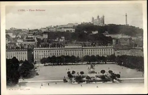 Ak Lyon Rhône, Place Bellecour