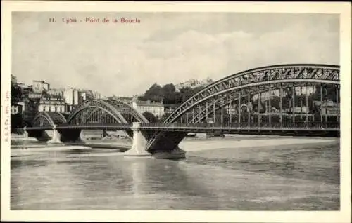 Ak Lyon Rhône, Pont de la Boucle