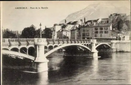 Ak Grenoble-Isère, Pont de la Bastille