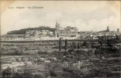 Ak Avignon-Vaucluse, Panorama