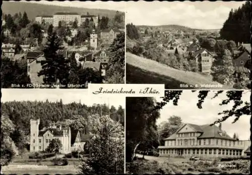 Ak Friedrichroda im Thüringer Wald, Parkhotel, Reinhardsbrunn, FDGB-Erholungsheim Walter Ulbricht