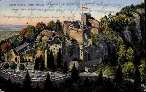 Ak Baden Baden am Schwarzwald, Altes Schloss