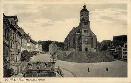 Ak Schwäbisch Hall in Württemberg, Michaeliskirche