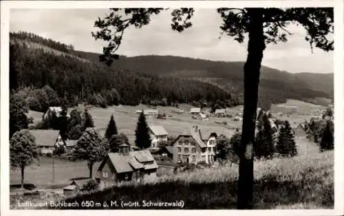 Ak Buhlbach Baiersbronn im Schwarzwald, Teilansicht