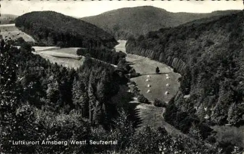 Ak Arnsberg im Sauerland Westfalen, Seufzertal