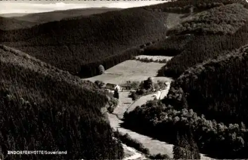 Ak Endorf Sundern Sauerland, Endorferhütte, Panorama