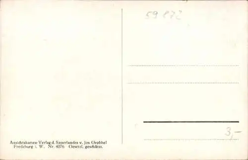 Ak Meschede im Sauerland, Gesamtansicht