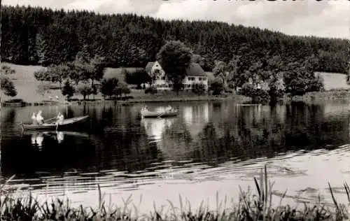 Ak Bad Grönenbach im Allgäu, Bad Clevers, Ruderboote