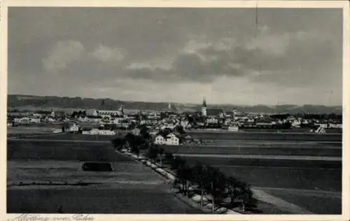 Ak Altötting in Oberbayern, Gesamtansicht, Blick von Süden