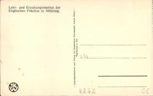 Ak Altötting in Oberbayern, Gesamtansicht, Blick von Süden