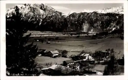 Ak Mühlbach (b. Oberaudorf) Kiefersfelden Oberbayern, Teilansicht, Kaisergebirge