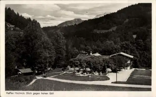 Ak Ramsau im Berchtesgadener Land Oberbayern, Kaffee Hocheck, Hoher Göll