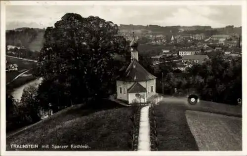Ak Traunstein in Oberbayern, Sparzer Kirchlein