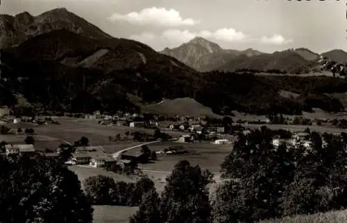 Ak Bergen im Chiemgau Oberbayern, Panorama