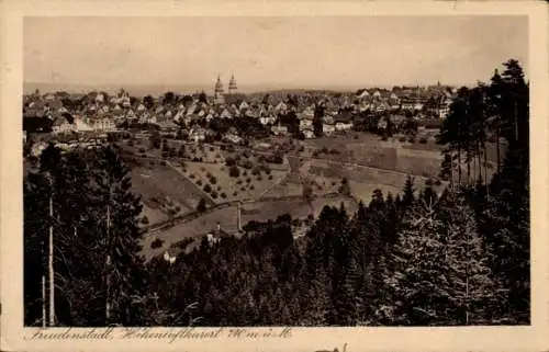 Ak Freudenstadt im Schwarzwald, Gesamtansicht