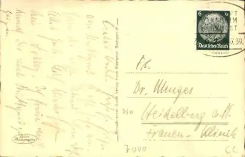 Ak Stuttgart in Württemberg, Hauptbahnhof